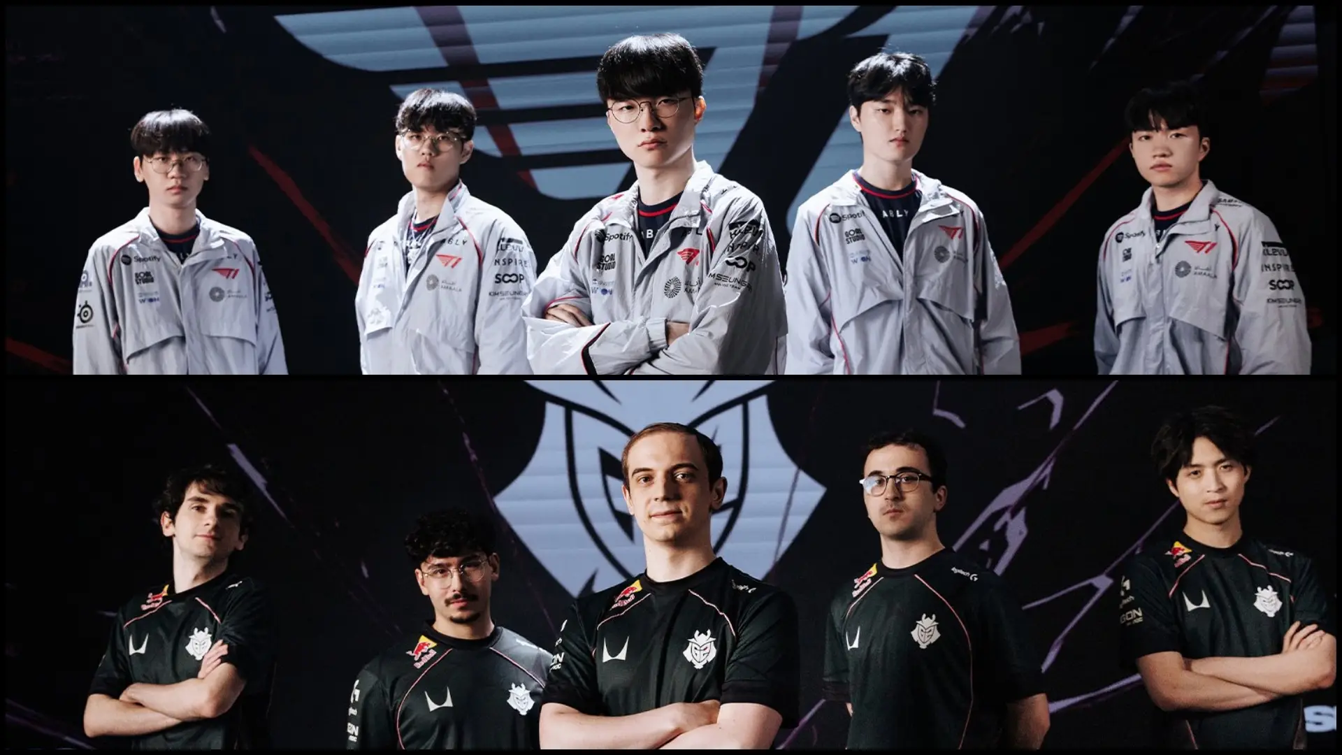 Partido a vida y muerte entre T1 y G2 Esports en el MSI 2026.