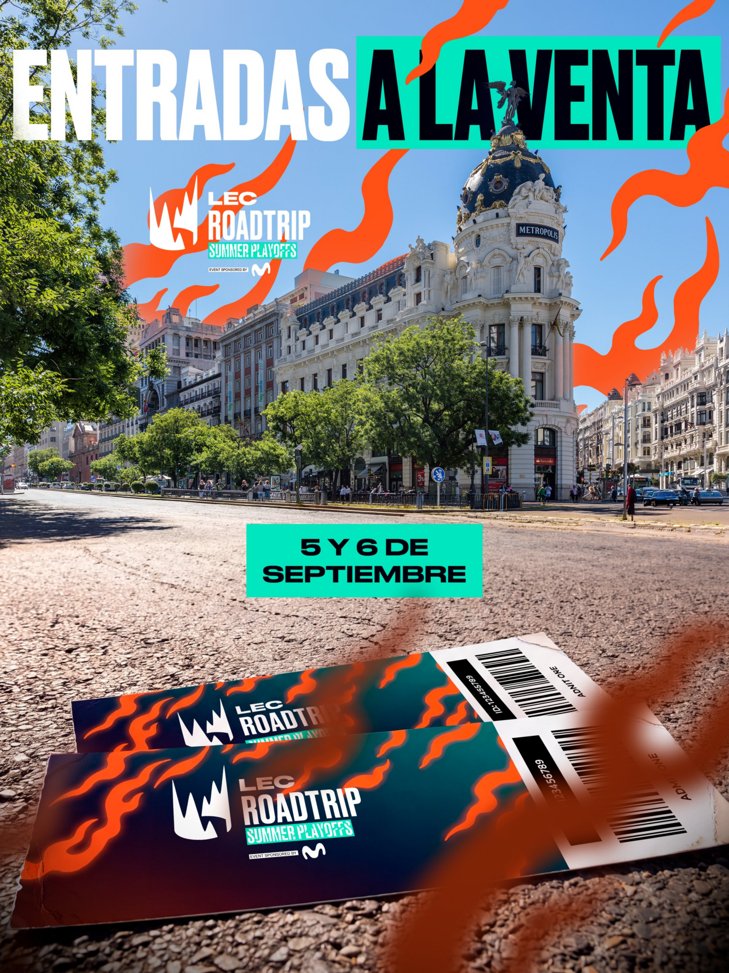 Movistar KOI jugará la primera semana de LEC de verano en París contra tres rivales directos Entradas para el LEC Roadtrip de playoffs de verano.