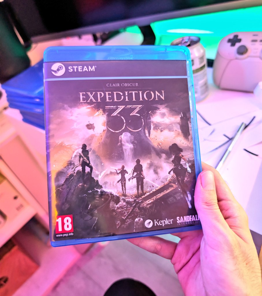 Un youtuber convierte sus juegos de Steam y GOG en ediciones físicas funcionales Así se ve el Expedition 33 en su formato físico de Steam.