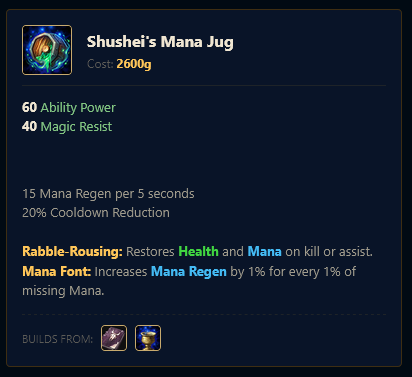 El increíble homenaje a Shushei en League of Legends Classic: su nombre será eterno El objeto homenaje a Shushei en LoL Classic.