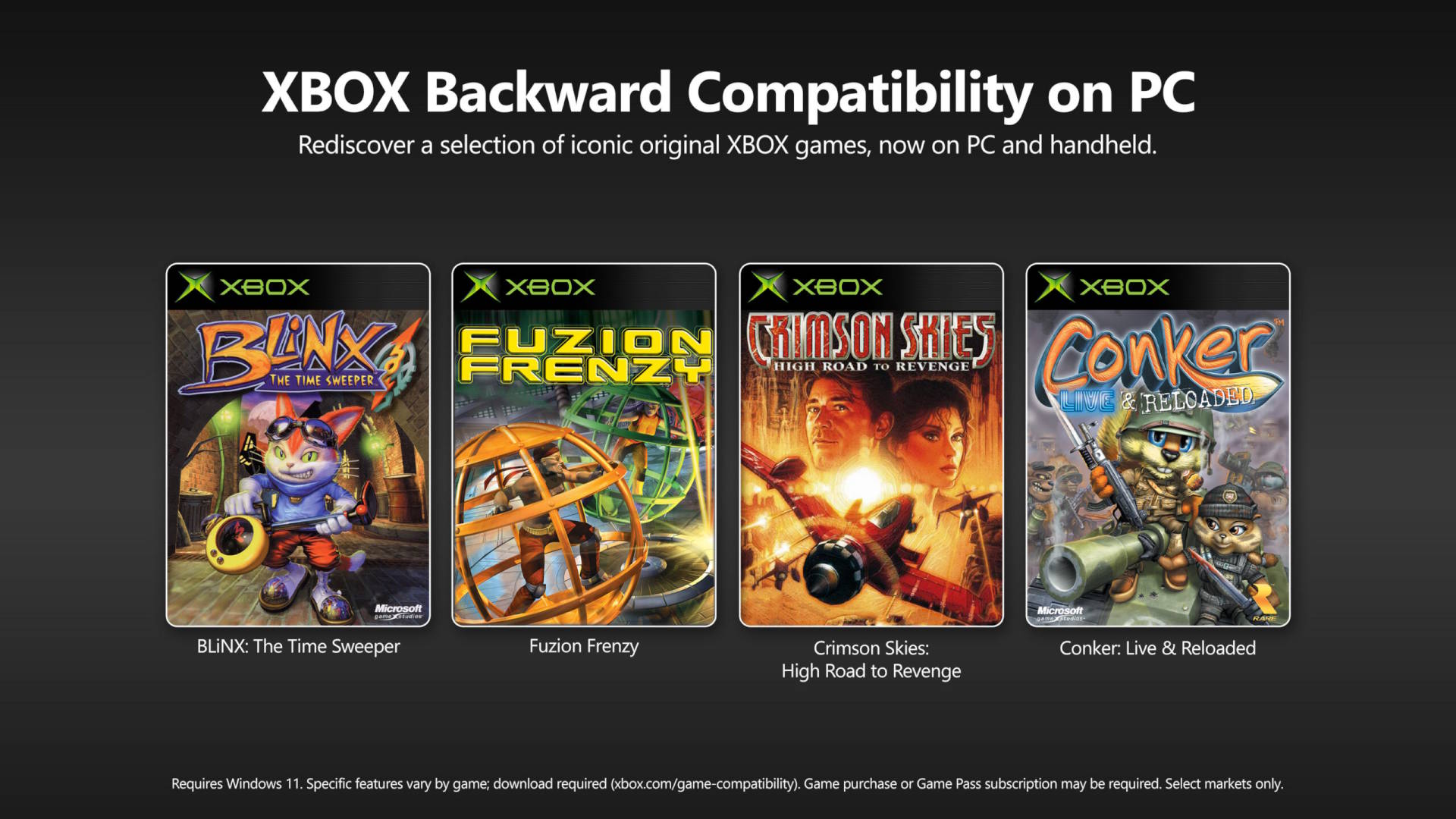 Llega la retrocompatibilidad de XBOX en PC pero con cuatro juegos (por ahora) Llega la retrocompatibilidad de XBOX en PC pero con cuatro juegos (por ahora)