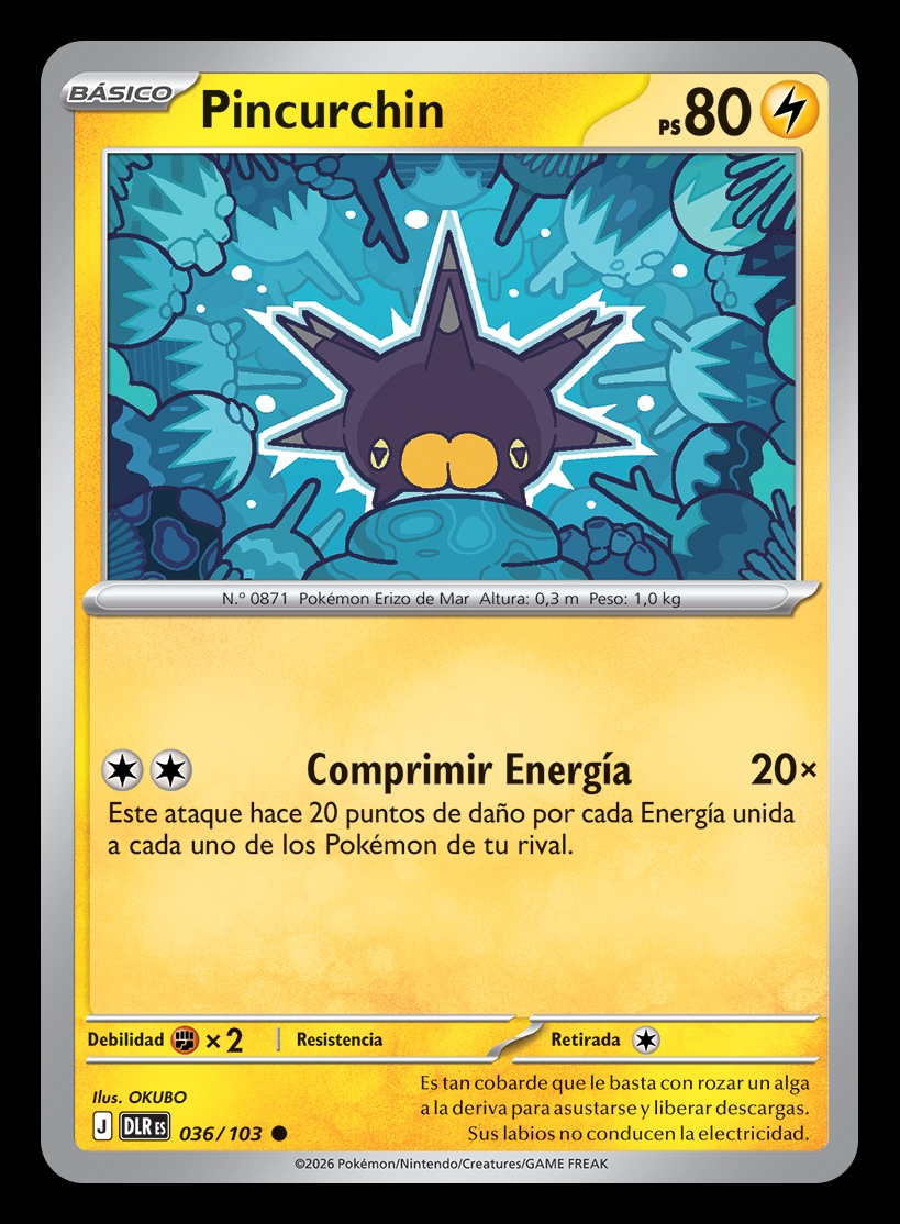 ¡Exclusiva! Enseñamos la carta Illustration Rare de Pincurchin en español para Pokémon TCG Carta de Pincurchin en Pokémon TCG (Dominio Delta)