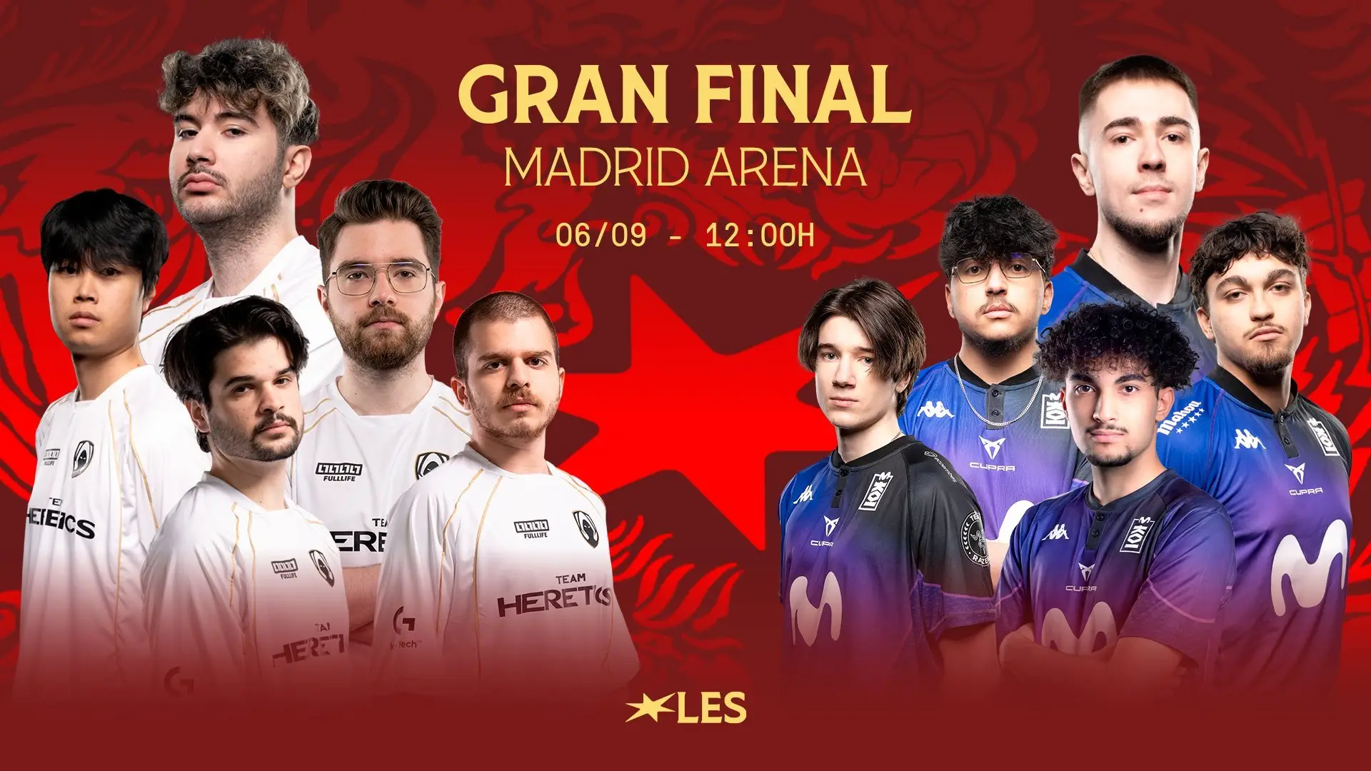 Movistar KOI Fénix vs Team Heretics Academy.