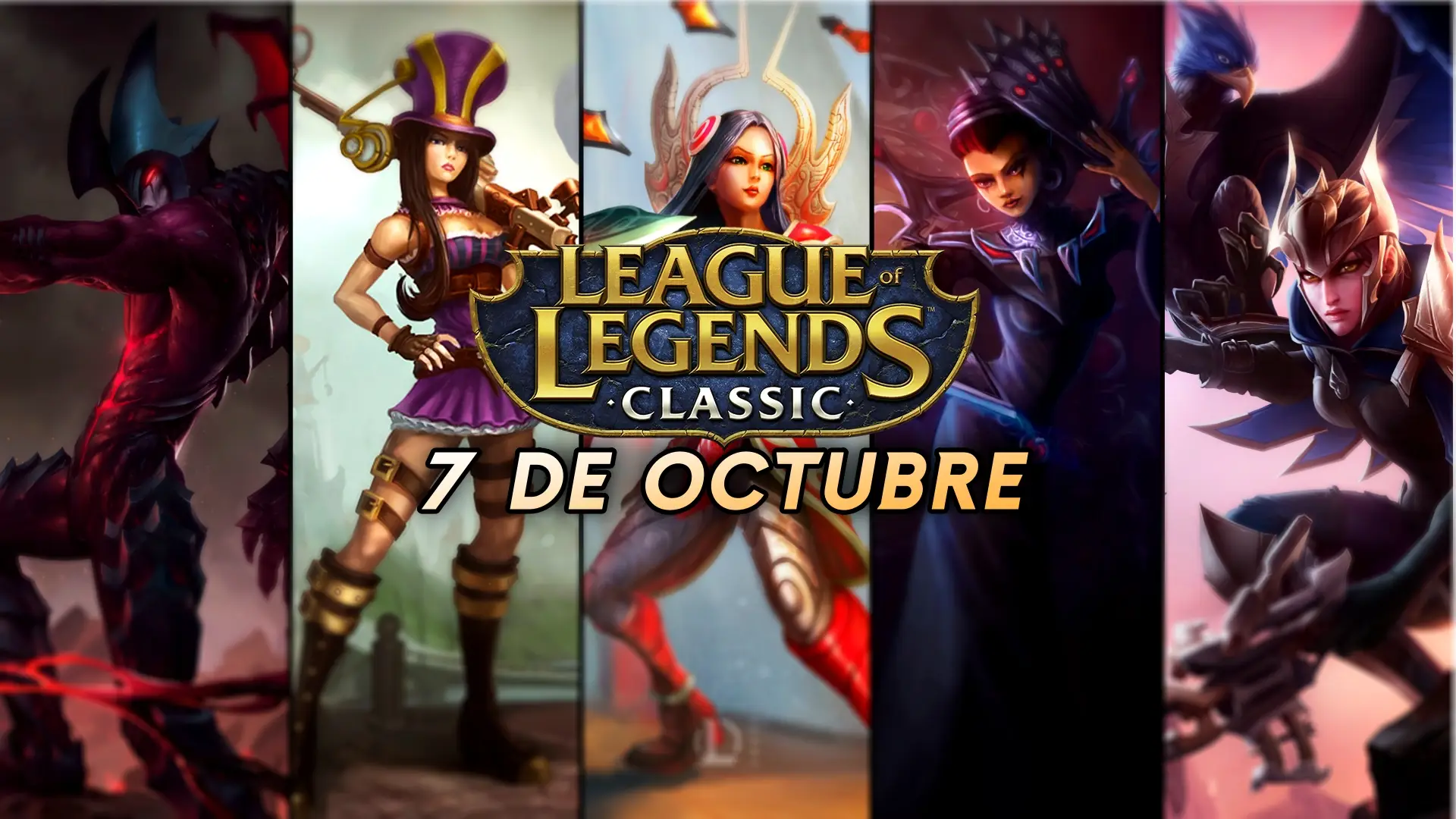 Nuevos campeones en LoL Classic el 7 de octubre.