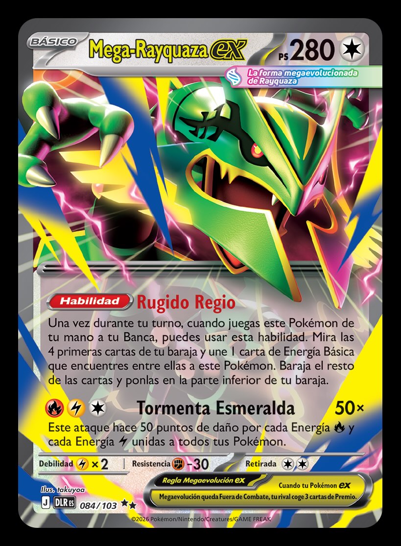 ¡Exclusiva! Enseñamos la carta Illustration Rare de Pincurchin en español para Pokémon TCG Mega-Rayquaza EX en Dominio Delta de Pokémon TCG
