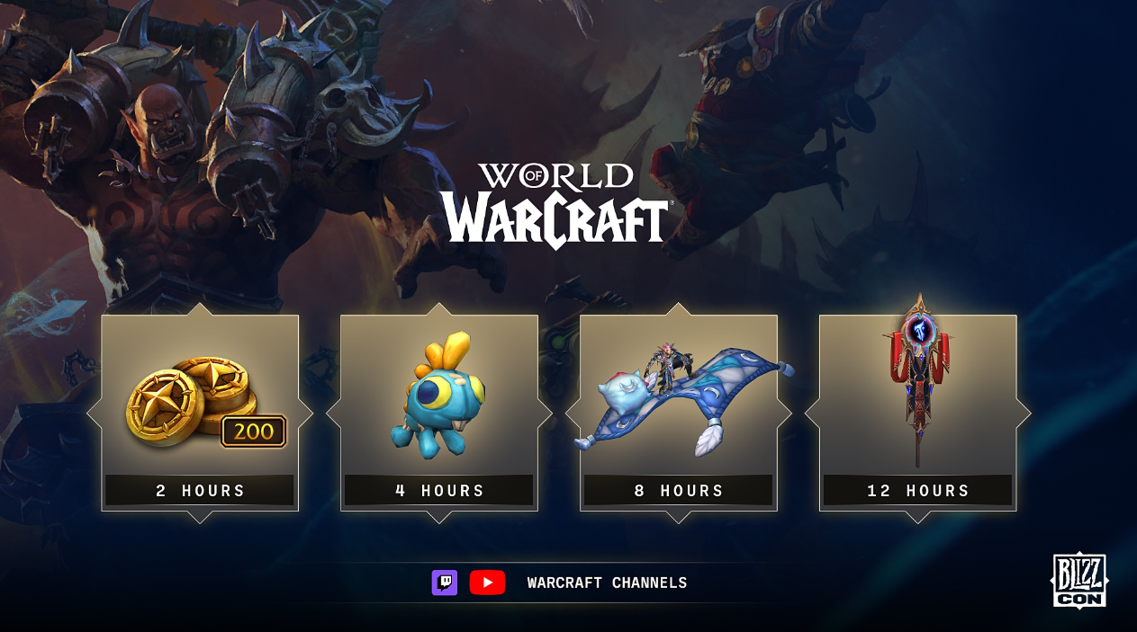 Todos los anuncios y horarios confirmados de la BlizzCon 2026 Algunos drops gratuitos en la BlizzCon.