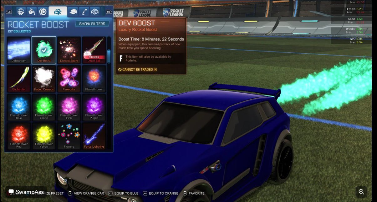 Cómo se consigue el Dev boost en Rocket League y Fortnite Cómo se consigue el Dev boost en Rocket League y Fortnite