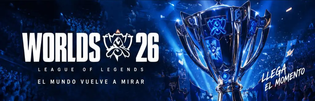 Notas del nuevo parche 26.19 de League of Legends: primer parche de Worlds 2026 Portada de Worlds 2026.