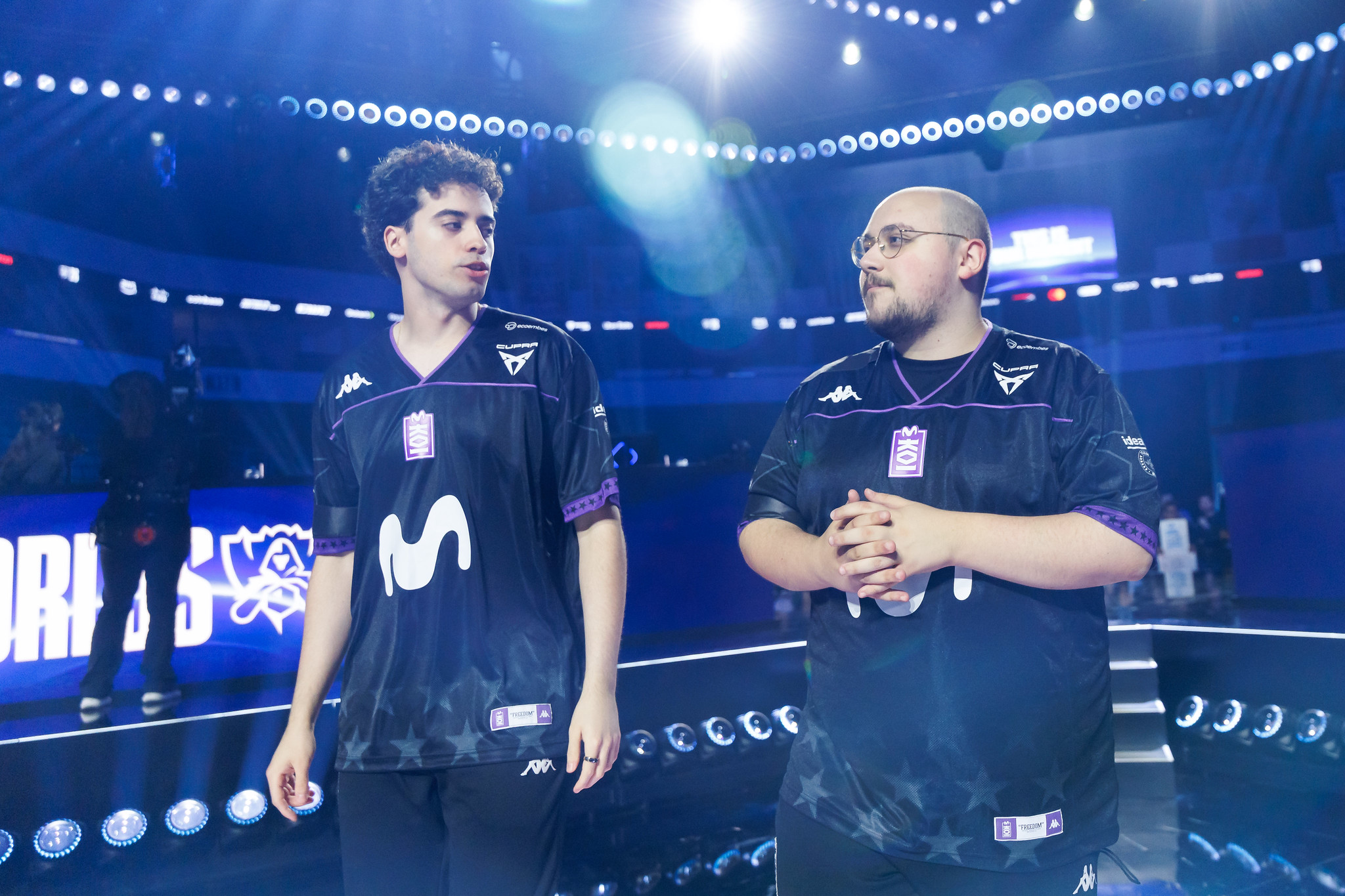 Álvaro y Myrwn en Worlds 2026.
