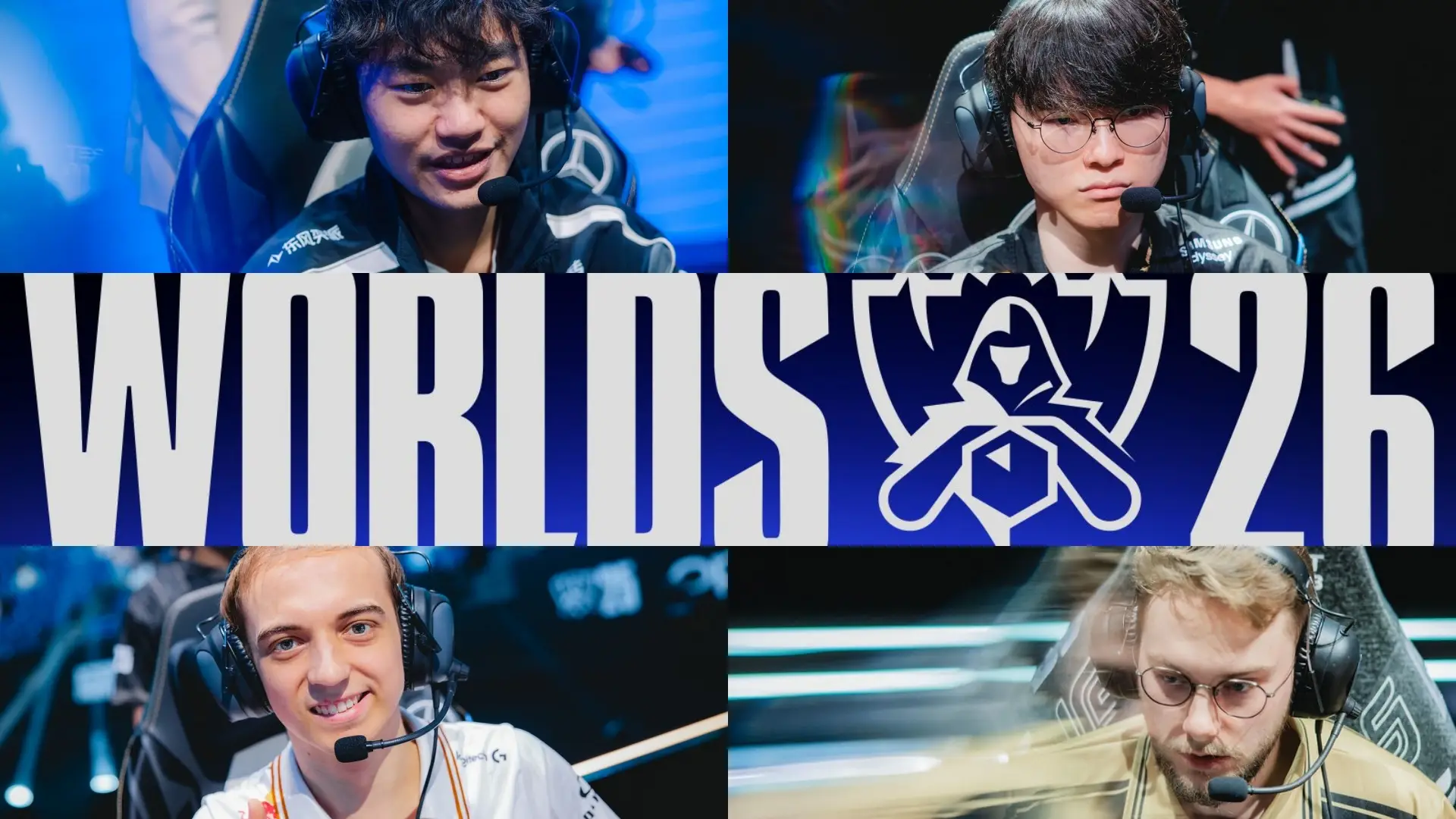 Las nacionalidades de los jugadores de Worlds 2026.