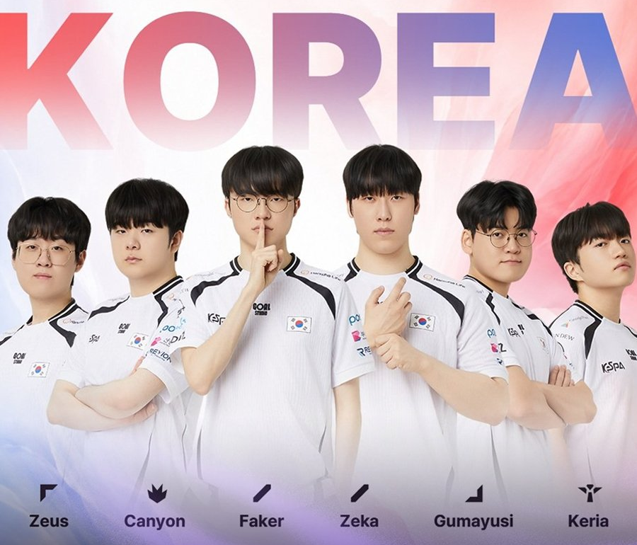 Asian Games 2026: tres estrellas de la LCK podrían evadir la 'mili' del país La selección surcoreana de los Asian Games 2026.