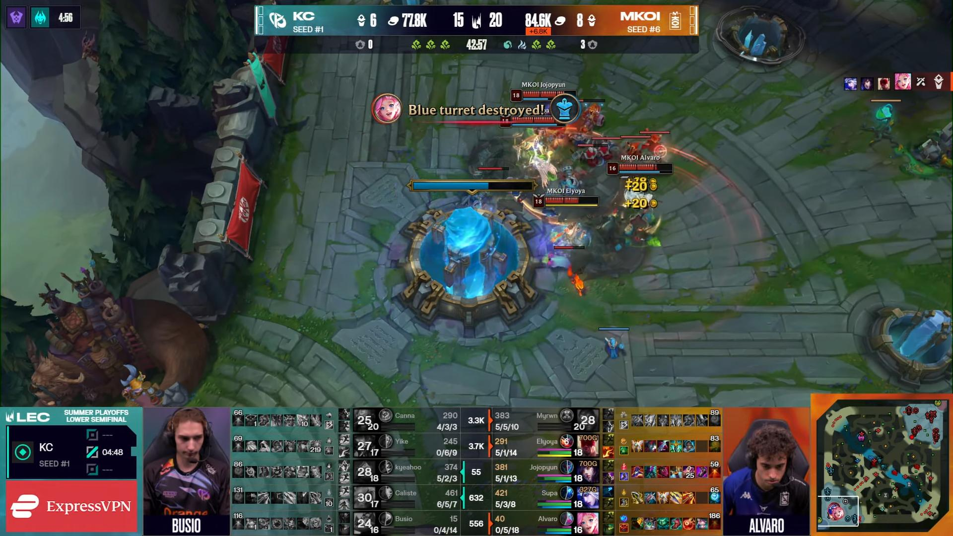 Así fue la última victoria de Movistar KOI contra Karmine Corp: 3-0 en Francia Movistar KOI destrozó a Karmine Corp en Niza.