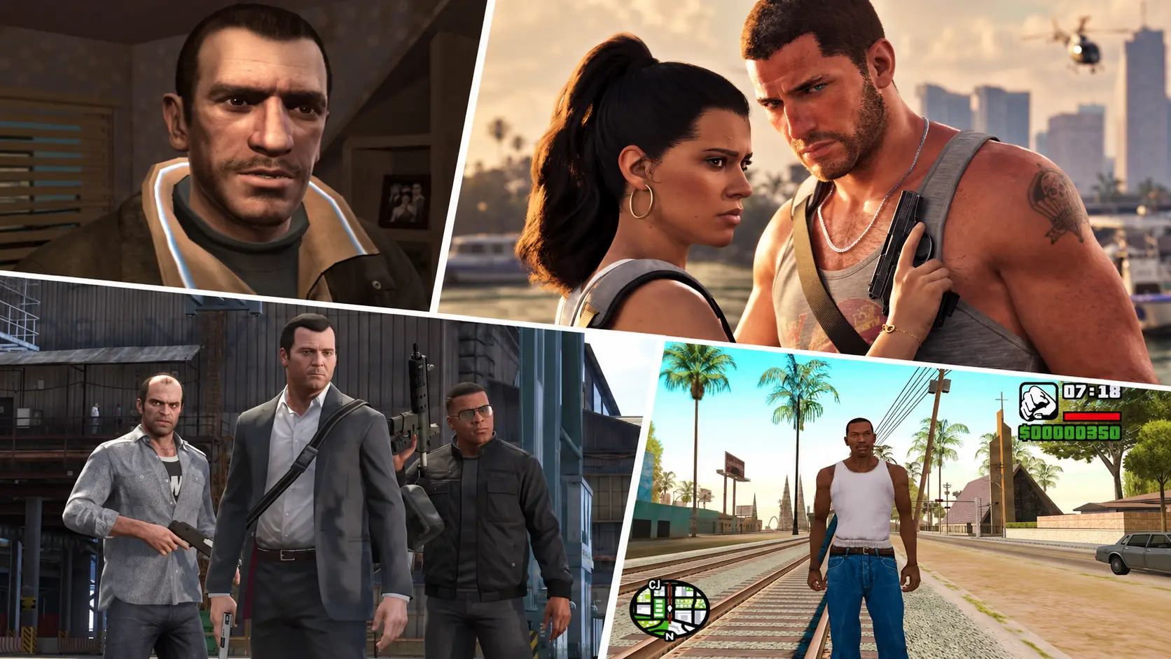 Protagonistas de GTA